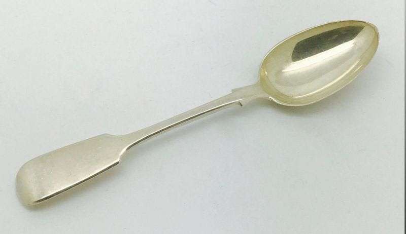 AN 1866-1867 LONDON HALLMARKED LARGE TEASPOON--25Gram--Please read