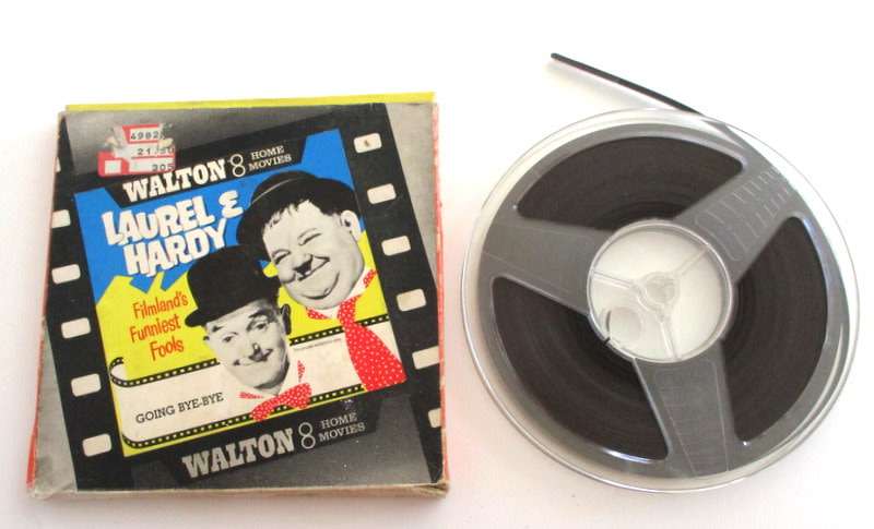 A LAUREL AND HARDY HOME MOVIE  "GOING,BYE BYE"---PLEASE READ
