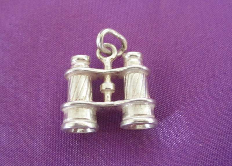 A SOLID SILVER CHARM BRACELET WITH EXTRA LARGER CHARMS