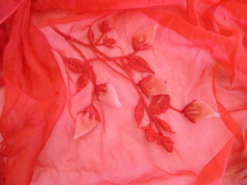 LADIES ITEMS -AN EVENING BAG,PURSE,BEADS, HANKIES ETC