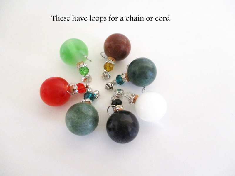 AN AROMATHERAPY HAND BLOWN GLASS BOTTLE PENDANT--Do it yourself