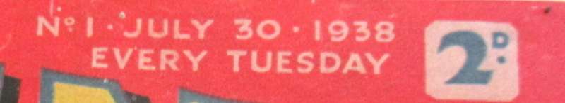 NO.1 BEANO DATED JULY 1938-----REPRINT 1998