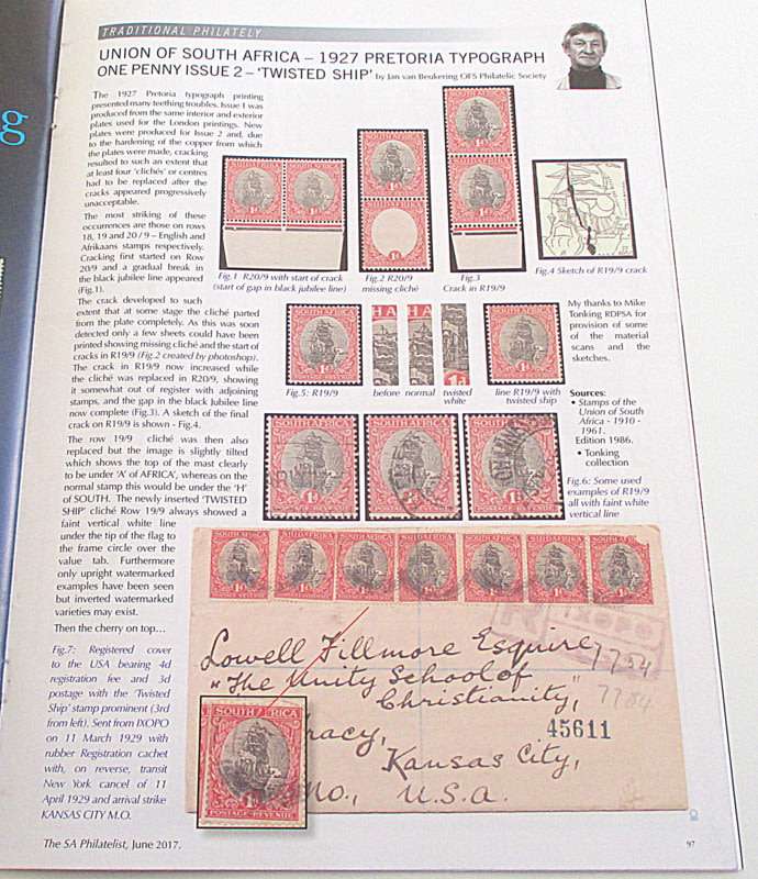 TEN 2017 AND 2018 SOUTH AFRICAN PHILATELIST MAGAZINES