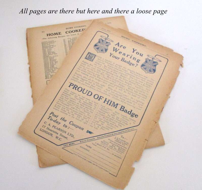 A UNIQUE SET OF 11 HOUSEKEEPING MAGAZINES FROM 1915 --1 month missing