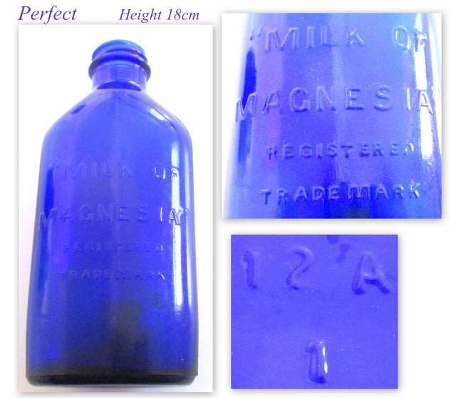 4 MILK OF MAGNESIA BOTTLES--USA AND OTHERS
