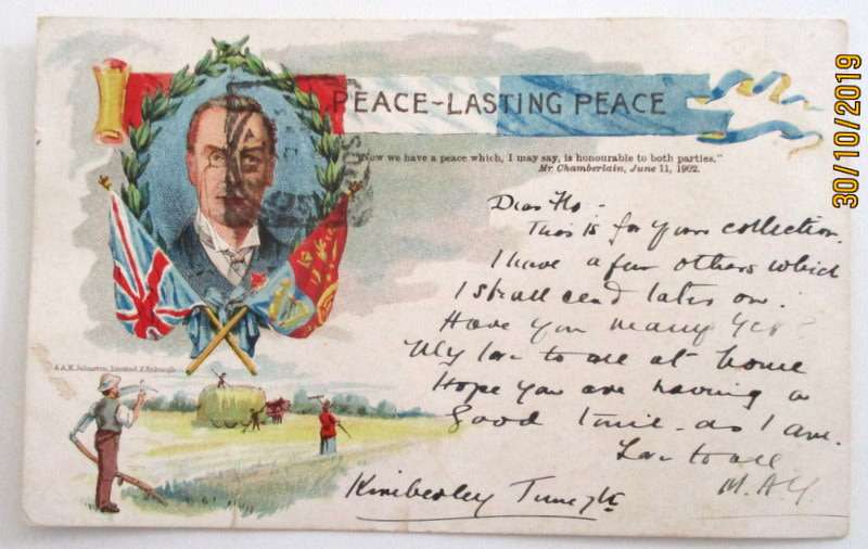 2 BOER WAR POSTCARDS---RARE !! RARE !!-------I DO NOT USE THE SAPO FOR SHIPPING