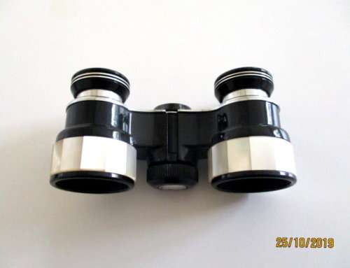 MOTHER OF PEARL OPERA GLASSES IN THE ORIGINAL CASE