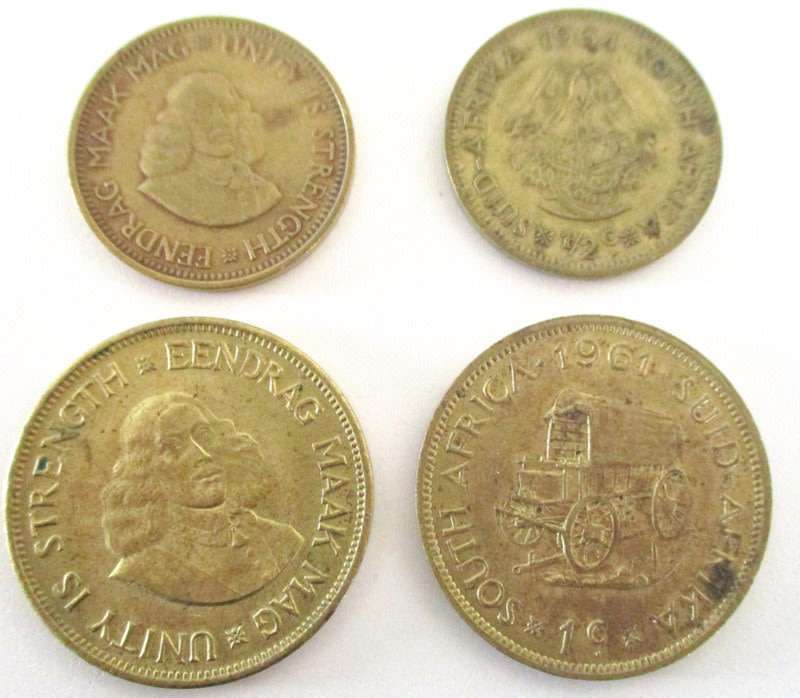 OVER 250 1961-1964 1 Cent and 1/2 CENTS ALL FOR 1 BID