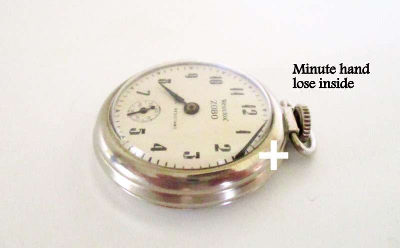 A WESTCLOX ZOBO POCKET WATCH---TICKING AWAY---Please read