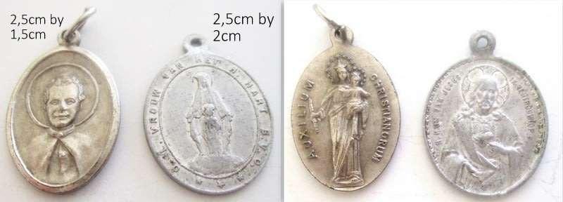 A LOT OF 12 RELIGIOUS MEDALLIONS AND CRUCIFIXES