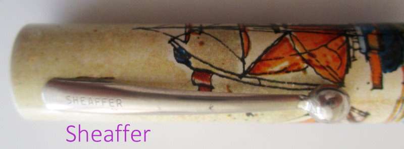 A WATERMAN FOUNTAIN PEN 14ct GOLD NIB AND A SHAEFFER SOUTHERN CROSS FUND PEN --PLEASE READ