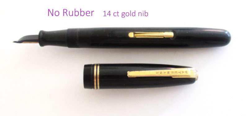 A WATERMAN FOUNTAIN PEN 14ct GOLD NIB AND A SHAEFFER SOUTHERN CROSS FUND PEN --PLEASE READ