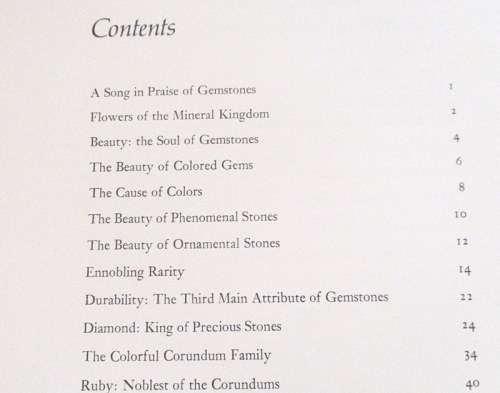 A BOOK ON GEMSTONES