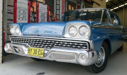 2 FORD CAR BADGES AND A 300 BADGE