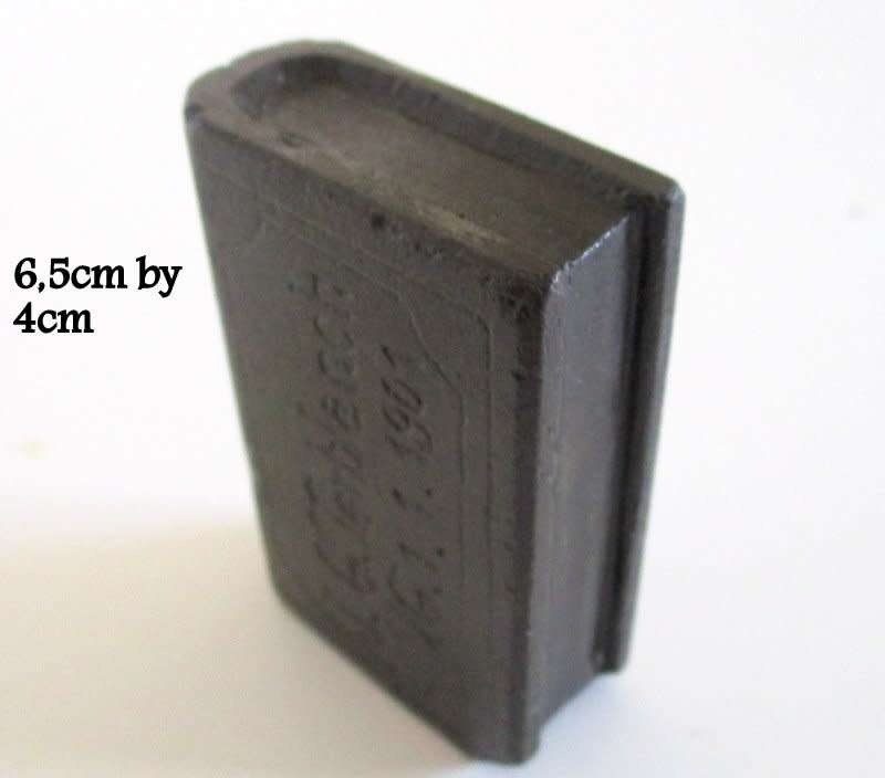 A BOER WAR TRENCH ART CARVED BIBLE ON STONE----PLEASE READ RE: COURIER
