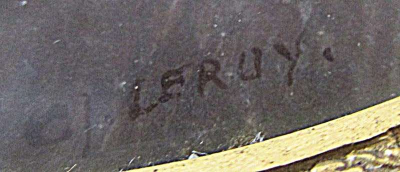 A PORTRAIT MINIATURE SIGNED LEROY