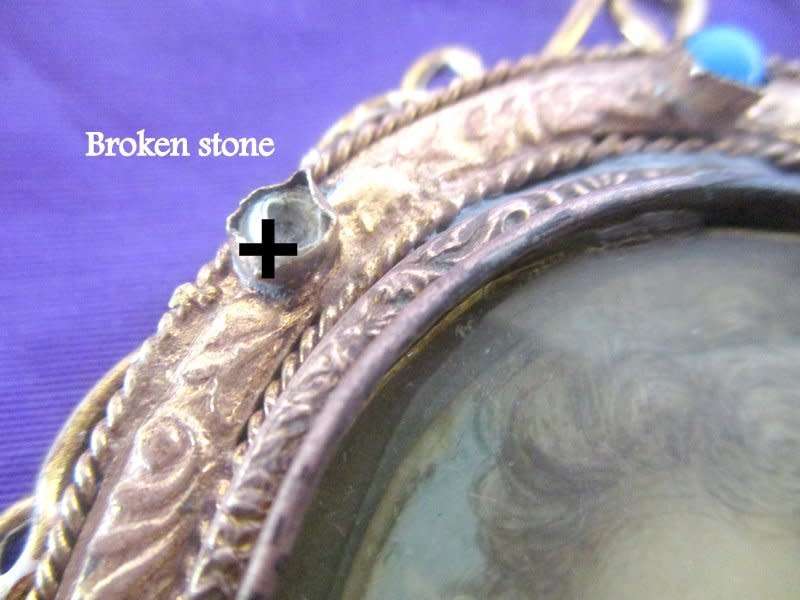 A PORTRAIT MINIATURE BY T DUPREZ--PLEASE READ FULL DESCRIPTION