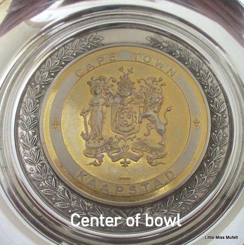 A M PAGLIARI BOWL MADE FOR THE SOUTH AFRICAN PARLIMENT---MASTER CRAFTSMAN      (B)