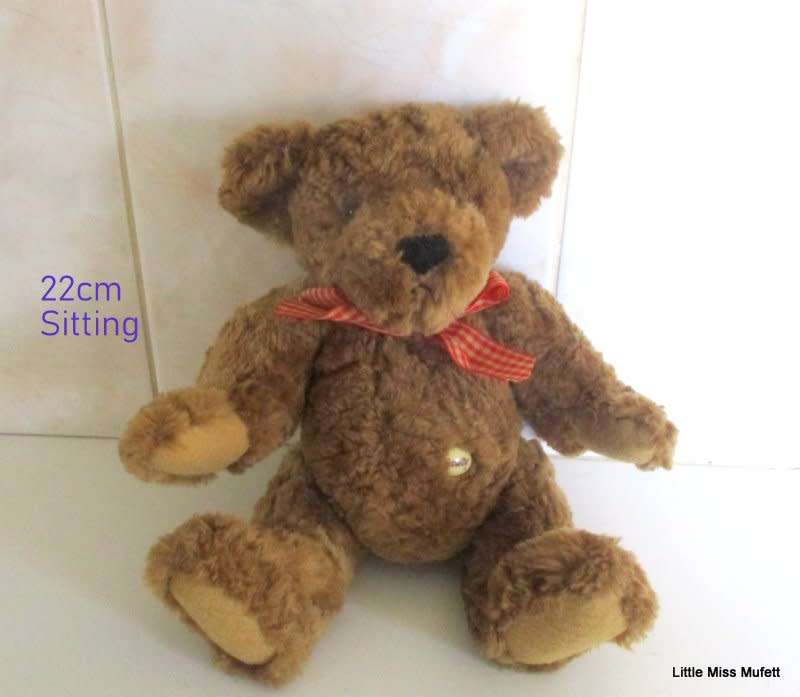 A GERMAN SUNKID TEDDY BEAR--EXCELLENT CONDITION (A)