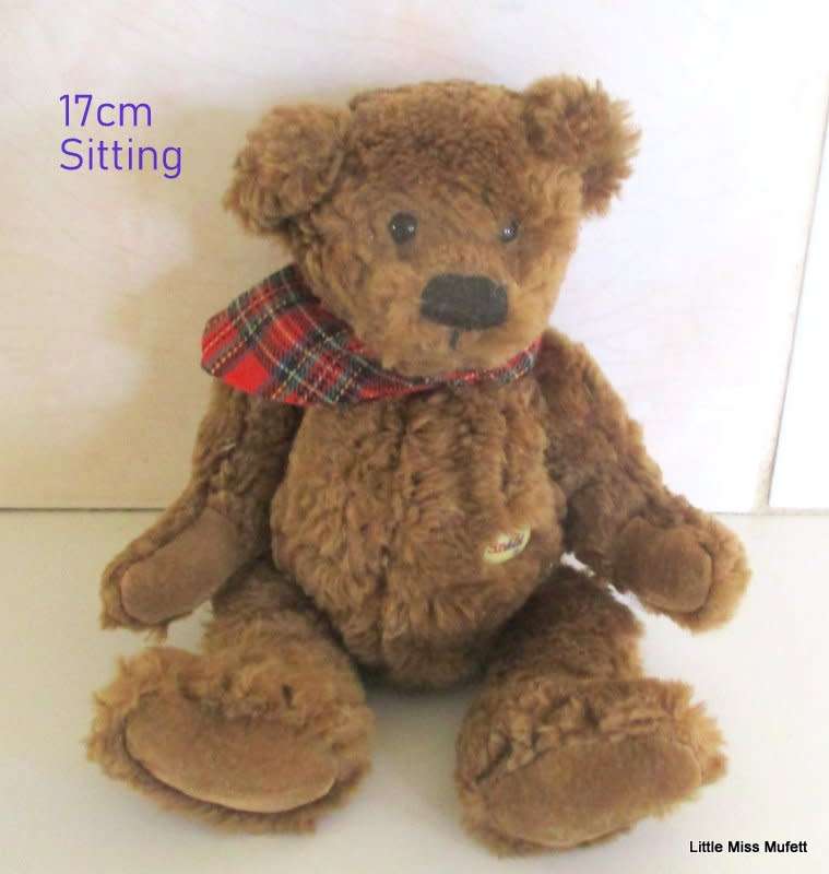 A GERMAN SUNKID TEDDY BEAR--EXCELLENT CONDITION (B)