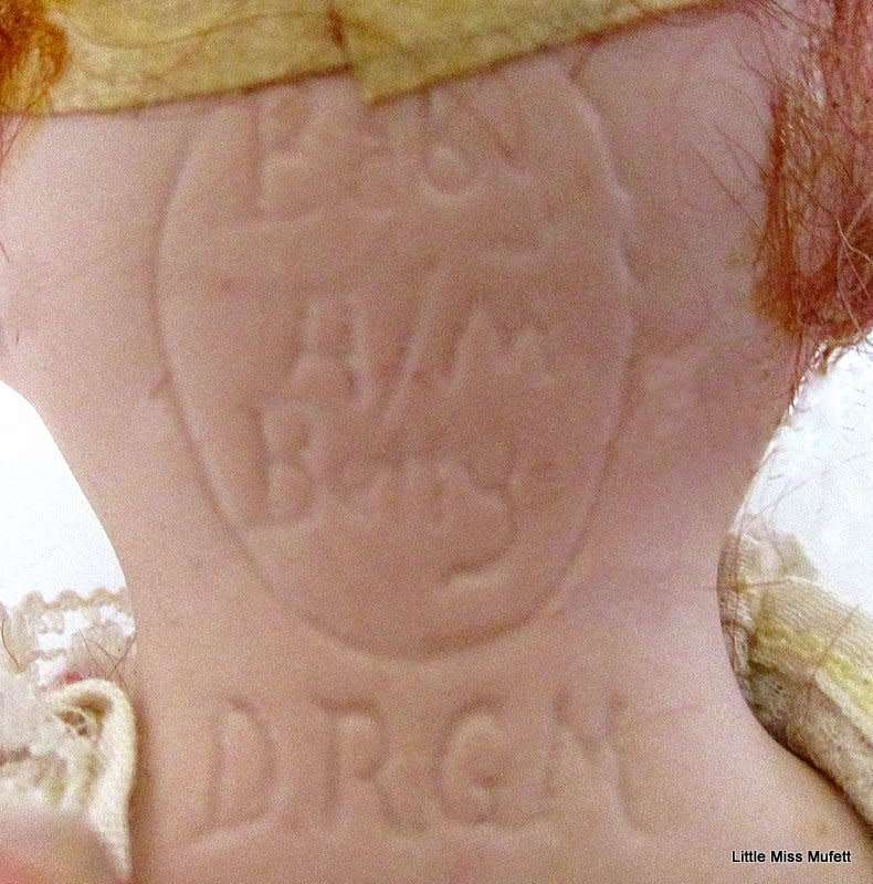 Armand Marseille Bisque Head Doll D.R.G.M 1989 copy using original mould