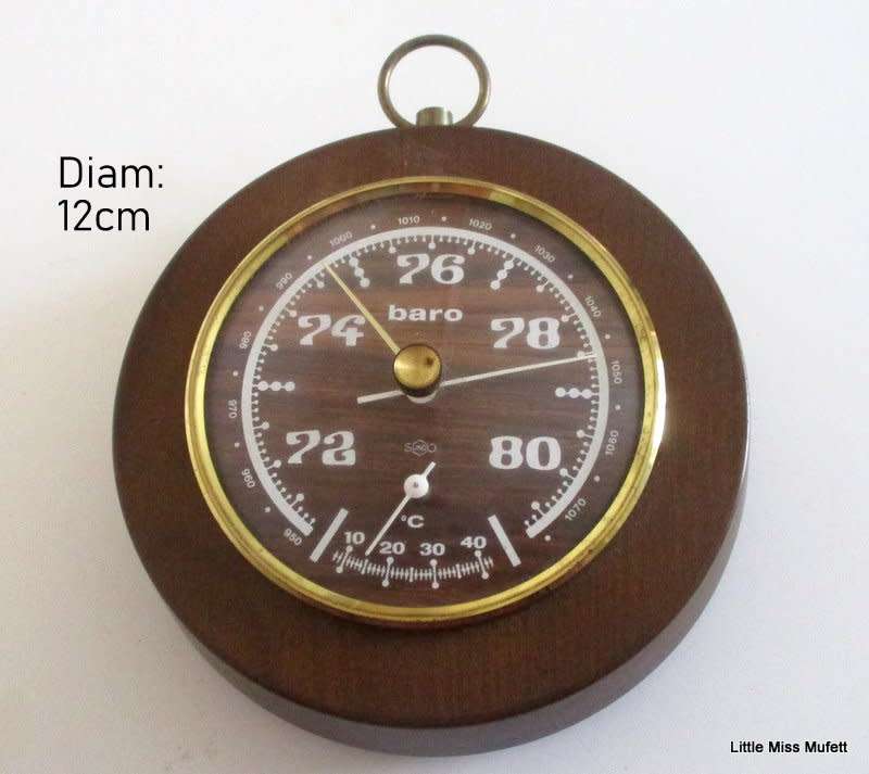 A BARO BAROMETER--ACCURATE TEMPERATURE READING FOR CAPE TOWN TODAY-9th AUG--14 DEGREES CENTIGRADE