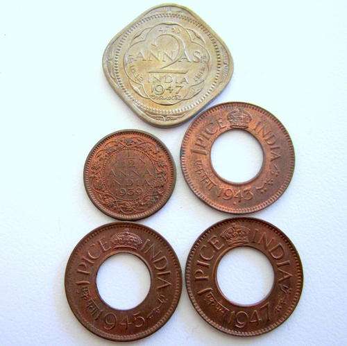 1930's AND 1940's INDIAN COINS