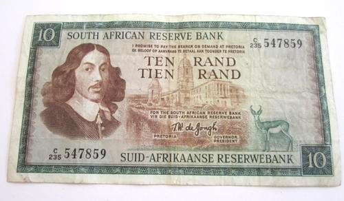 A DE JONGH R10 NOTE --C235 SERIES