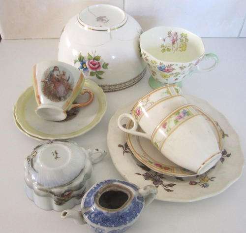 WHAT SHALL WE DO WITH THIS  CHINA???--MAKE A MOSAIC