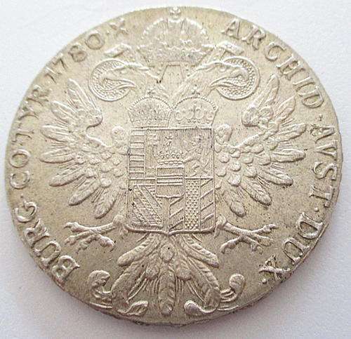 A 1780 AUSTRIAN THALER MARIE THERESA