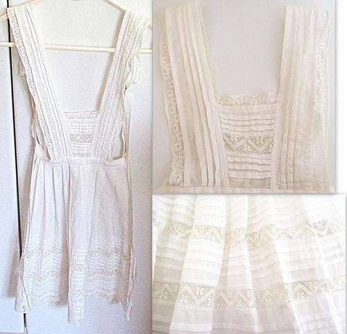 A VINTAGE CHILDS COTTON PINIFORM