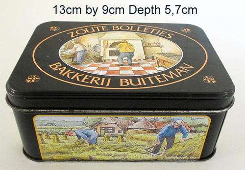 AN OLD WORLD REPRODUCTION TIN---DUTCH