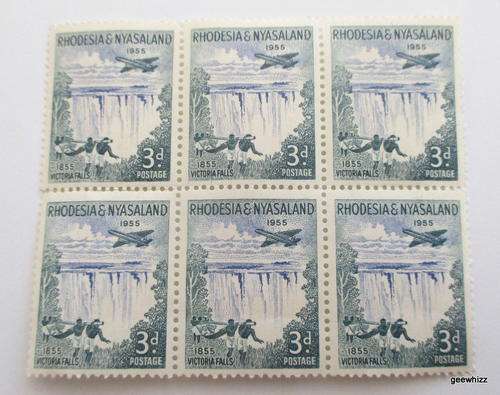 1955 RHODESIA AND NYASALAND---UNUSED