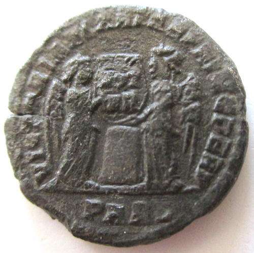 AN ANCIENT COIN CONSTANTINE 319 AD-----Over 1600 years old--Guaranteed authentic.
