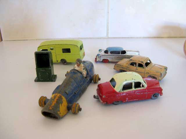 VINTAGE TOY CARS FOR RESTORATION OR PARTS