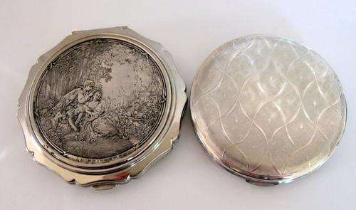 2  POWDER COMPACTS --1 IS A STRATTON