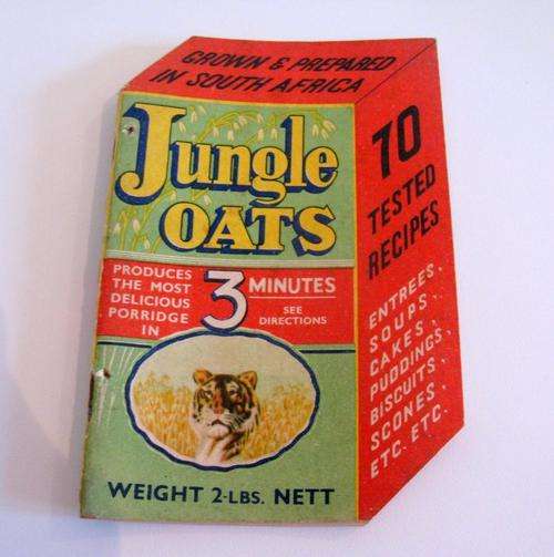 WONDERFUL OLD KITCHENALIA --JUNGLE OATS BOOKLET