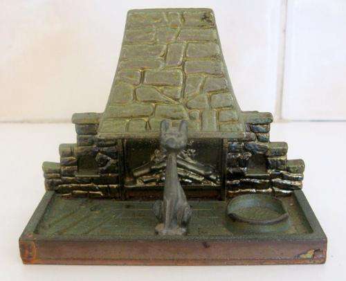 A SMALL FIREPLACE IDEAL FOR A DOLLS HOUSE--Note measurements