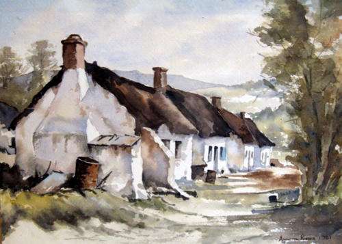 AN ORIGINAL WATERCOLOUR BY WELL KNOWN SOUTH AFRICAN ARTIST---Annette Kieser