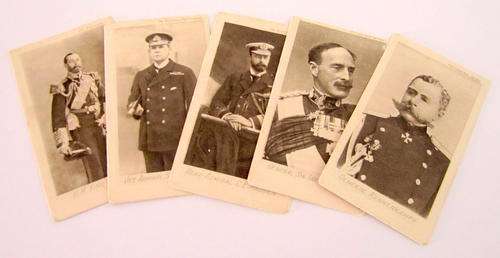 CIGARETTE CARDS WW1--Celebrities of the great war--Westminister cigarettes