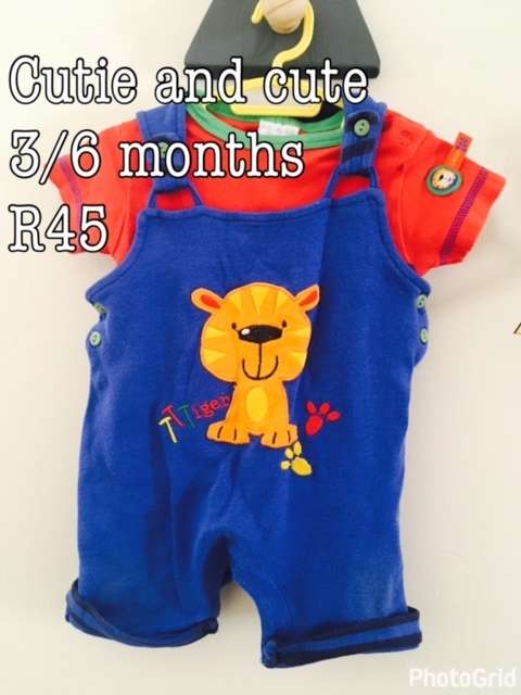 Cutie and Cute boutique outfit 3 to 6 months
