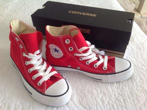 Converse all star high red