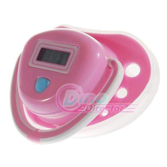 Pink Digital LCD Pacifier Thermometer