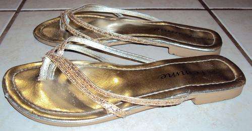 size 3 summer gold sandles