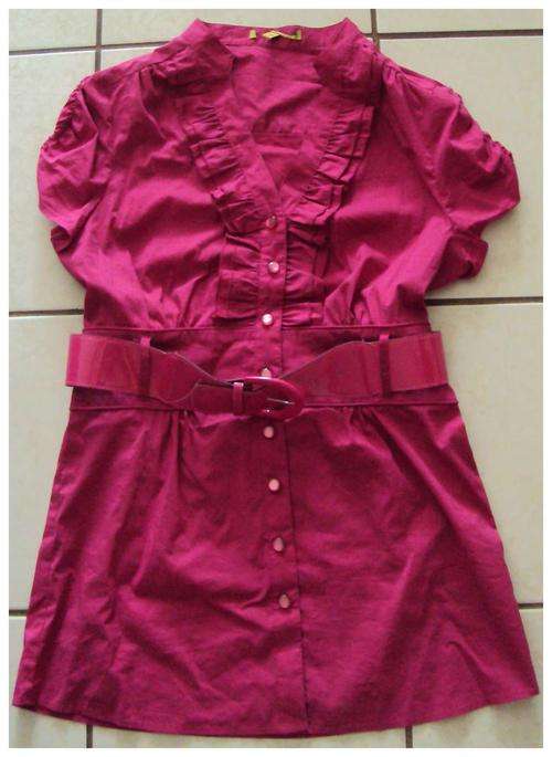 Fushia formal top