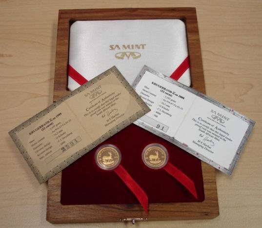 Krugerrand 1/10oz Proof Millennium Set