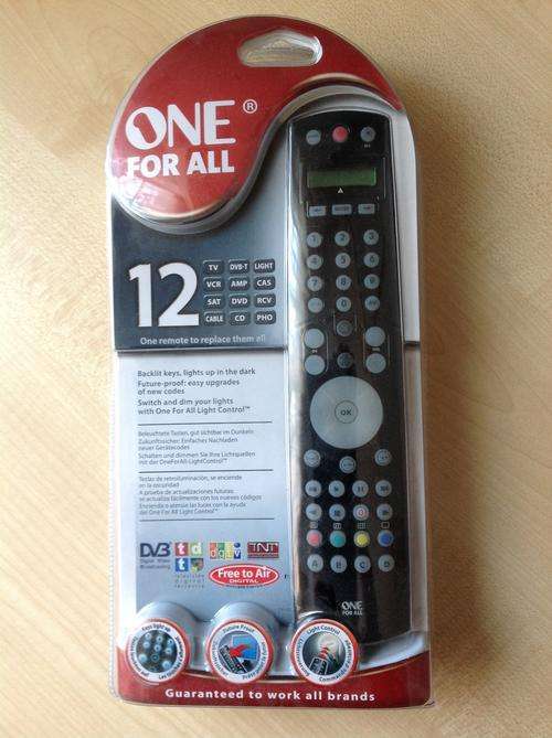 One-for-All URC-7781 12-in-1 Universal Remote Control Unit