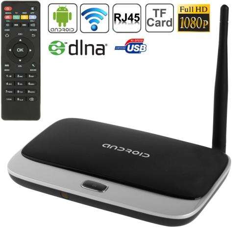 Android 4.2 Quad Core TV Box-2GB RAM, Mali-400 GPU, 1.6GHz CPU, DLNA, Bluetooth 4.0. LOCAL STOCK
