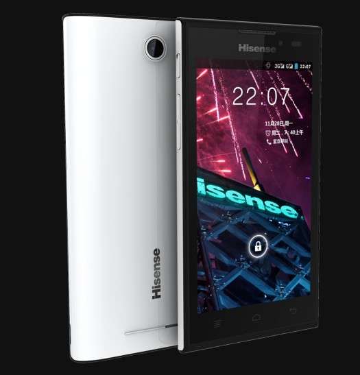 Hisense 4.5'' 4GB White. DUAL CORE 3G/HSDPA ANDROID SMARTPHONE WITH 5MP CAMERA.LOCAL STOCK.