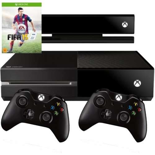 BRAND NEW IN BOX - XBOX ONE WITH KINECT PREMIUM BUNDLE - INCLUDES FIFA 15 + EXTRA CONTROLLER